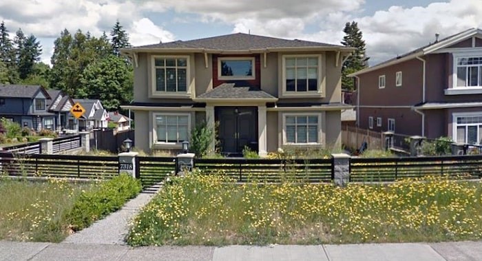  The province is suing to seize this Burnaby house at 7318 Fourth St., alleging it is linked to a Canada Revenue Agency scam. Photo: Google Street View