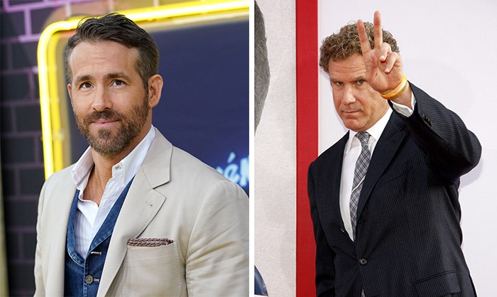  Ryan Reynolds and Will Ferrell. Photos Shutterstock