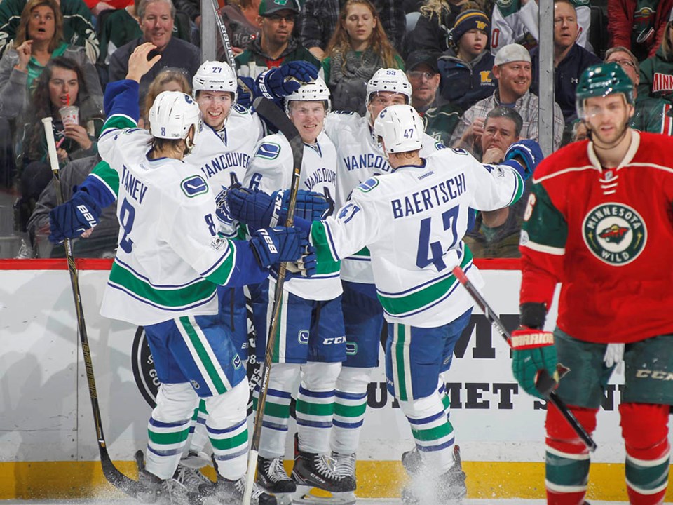 Brock Boeser and his linemates