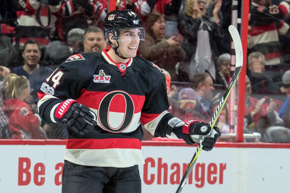 Alex Burrows on the Senators. Weird right?