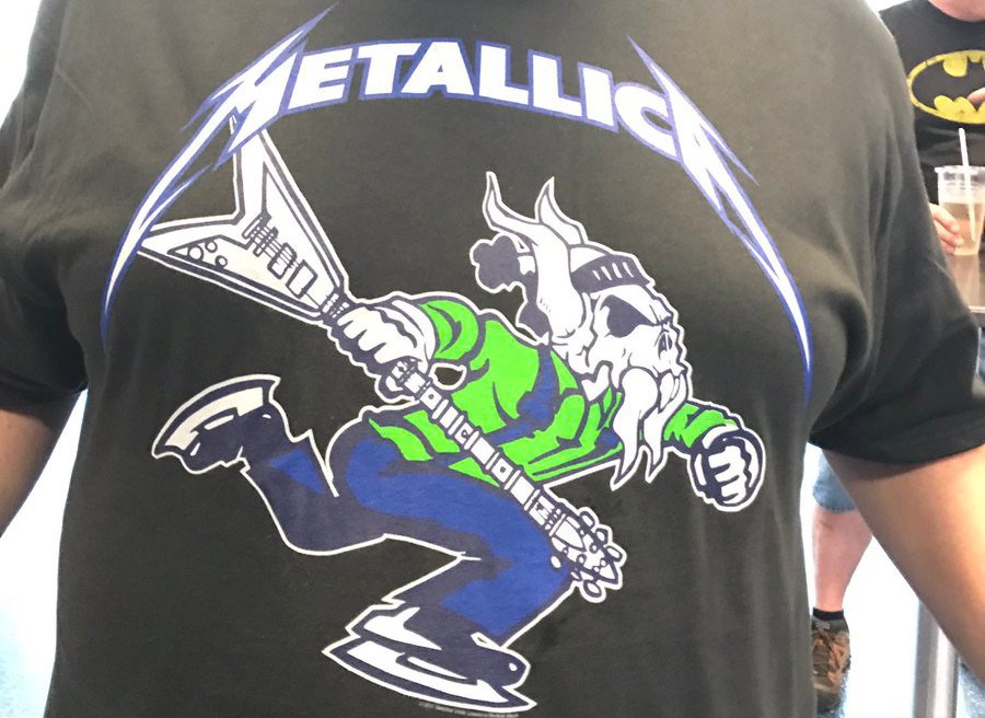 Love the jersey Metallica night  San jose sharks, San jose sharks hockey,  National hockey league