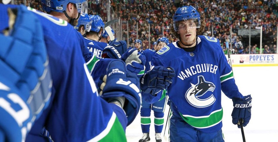 Loui Eriksson is nearing a return with the Canucks