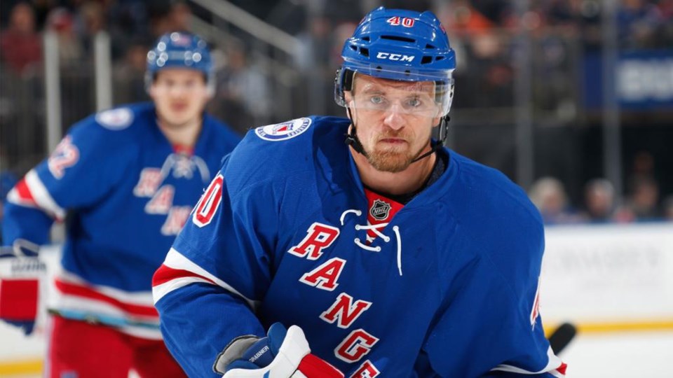 Michael Grabner of the New York Rangers