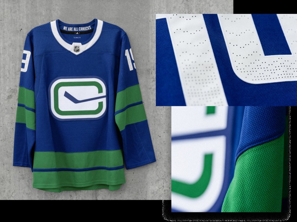 Canucks new heritage third jersey