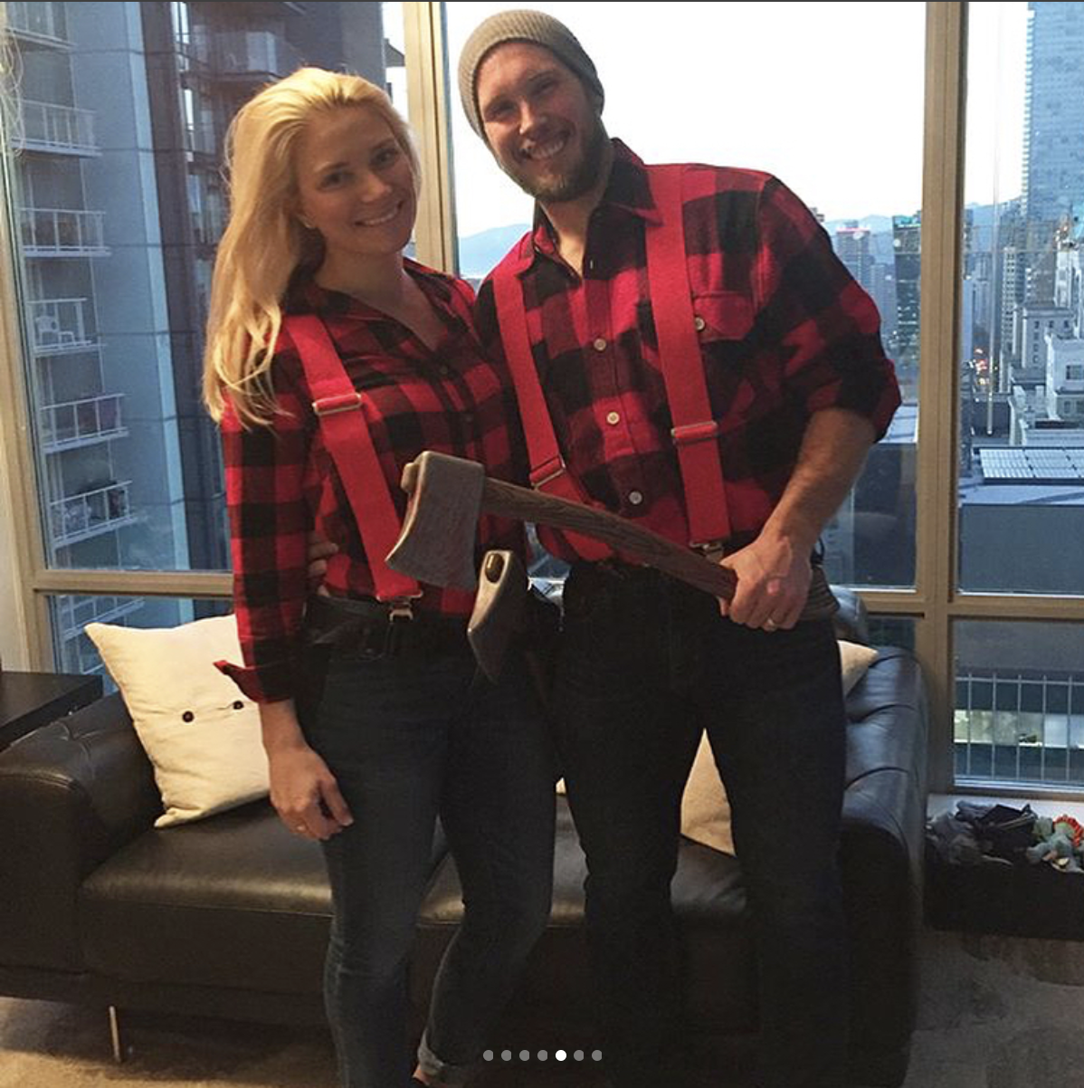 Halloween 2017 - Alex Biega as a lumberjack