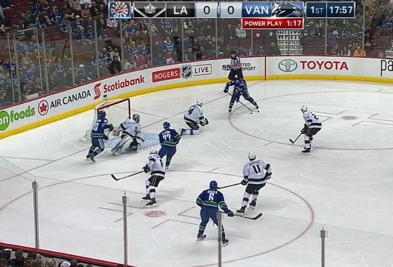 Will you shoot the puck Henrik?