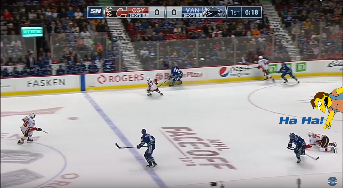 Elias Pettersson breakdowning 3