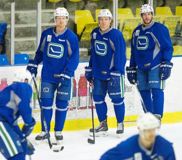 Markus Granlund at practice.