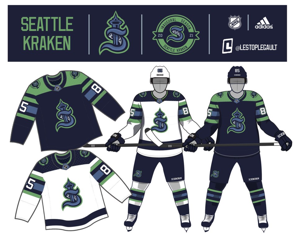 2021-22 Seattle NHL Concepts  Ice hockey jersey, Nhl jerseys, Sports  uniforms