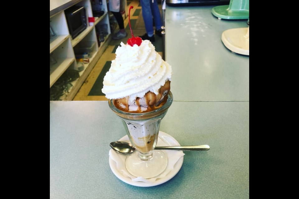 
An ice cream sundae at Glenburn Soda Fountain in Burnaby. Chris Campbell photo
