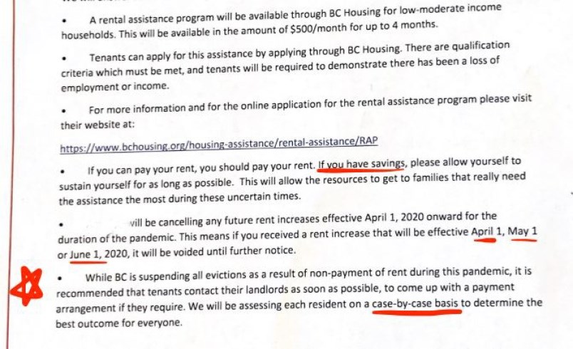 Letter To Tenants For Nonpayment Of Rent from www.vmcdn.ca