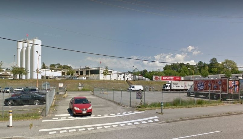 The Saputo plant on Lougheed Highway in Burnaby.
Google Street View