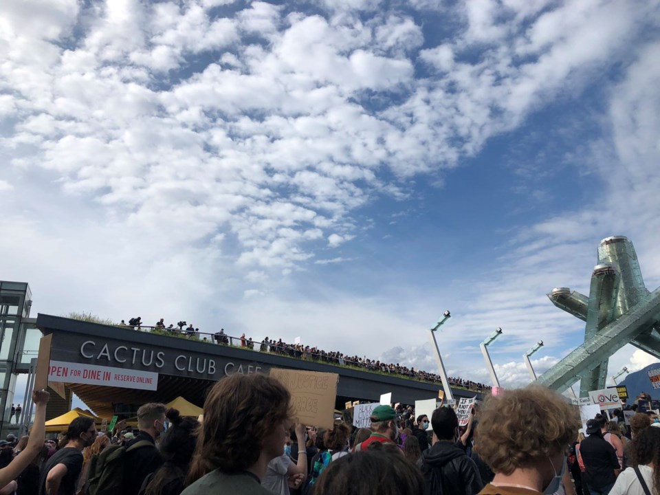 Vancouver black lives matter protest by elana