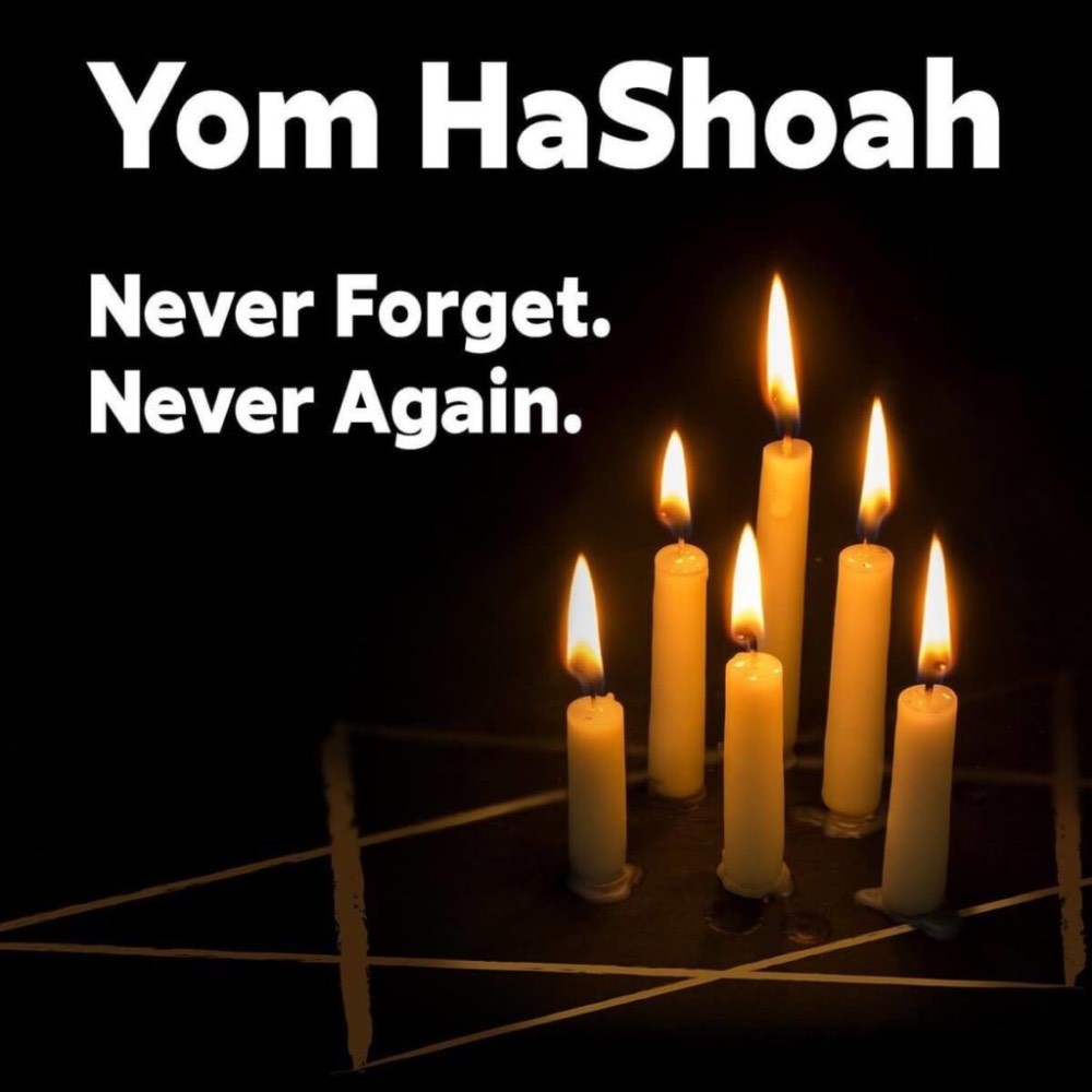 Commemorating Yom HaShoah (Holocaust Remembrance Day) May 1 Victoria