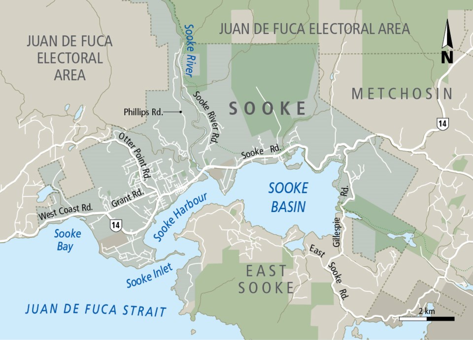 Municipality map-Sooke