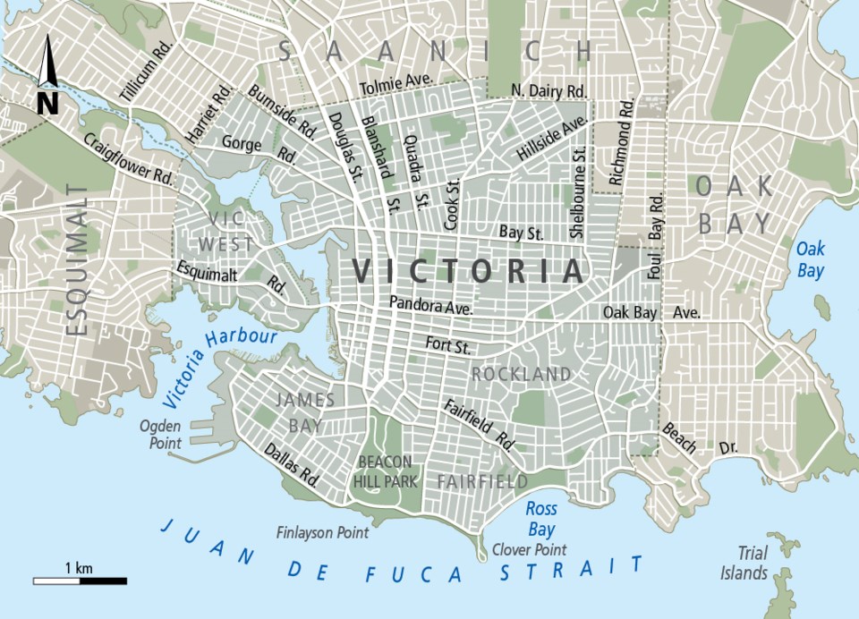 Municipality map-Victoria