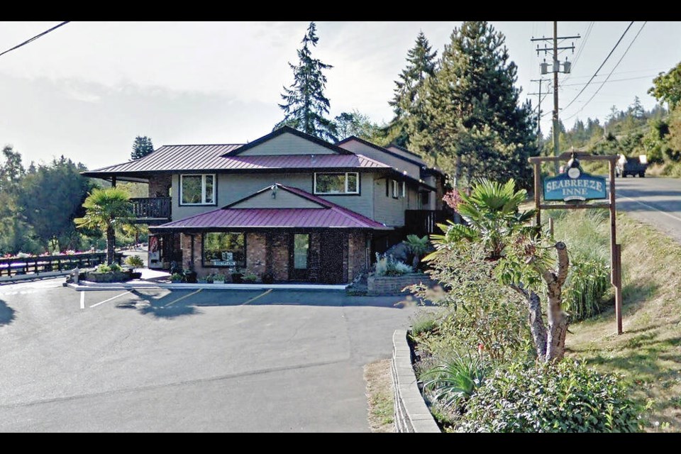 Saltspring Island Community Services has had about 20 residents in the Sea Breeze for more than year, paying the owner between $1,200 and $1,600 a month for rooms, some with kitchens. But now the hotel is on the market, and Lady Minto Hospital wants it to house staff. Via Google Street View 