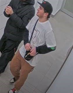 Victoria police are asking for help identifying this man in connection with vandalism at 845 and 848 Yates St. on Dec. 11. VIA VICPD 
