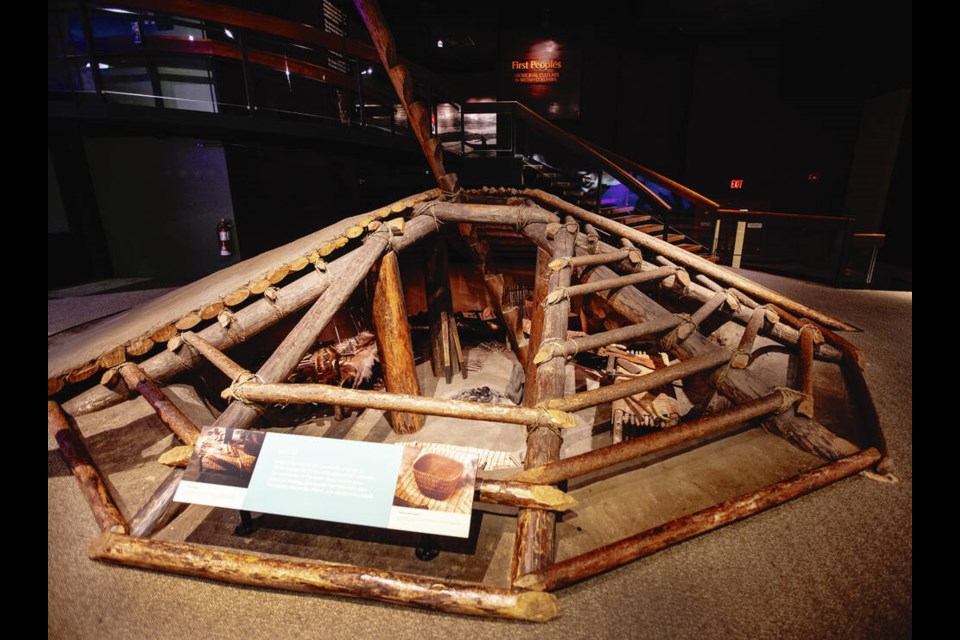 An exhibit in the First Peoples Gallery of the Royal B.C. Museum. 	DARREN STONE, TIMES COLONIST 