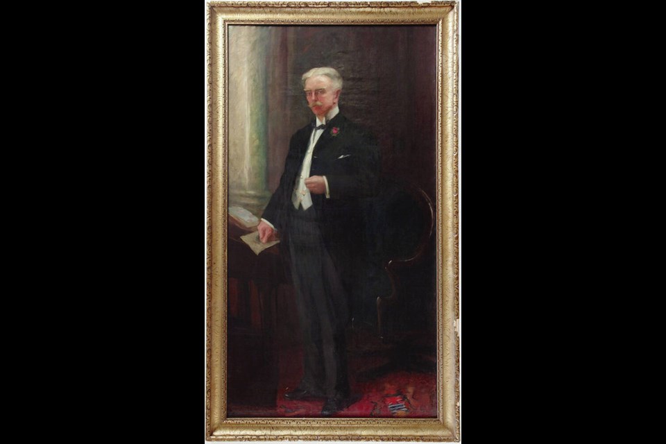 A portrait by Mary Riter Hamilton of Dr. Henry Esson Young, who led B.C.'s vaccination efforts against smallpox and tuberculosis in the 1920s. VIA ROYAL B.C. MUSEUM 