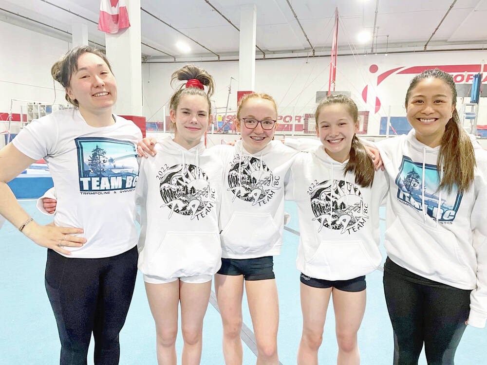 Island gymnasts sweep to titles at Western Canadian championships