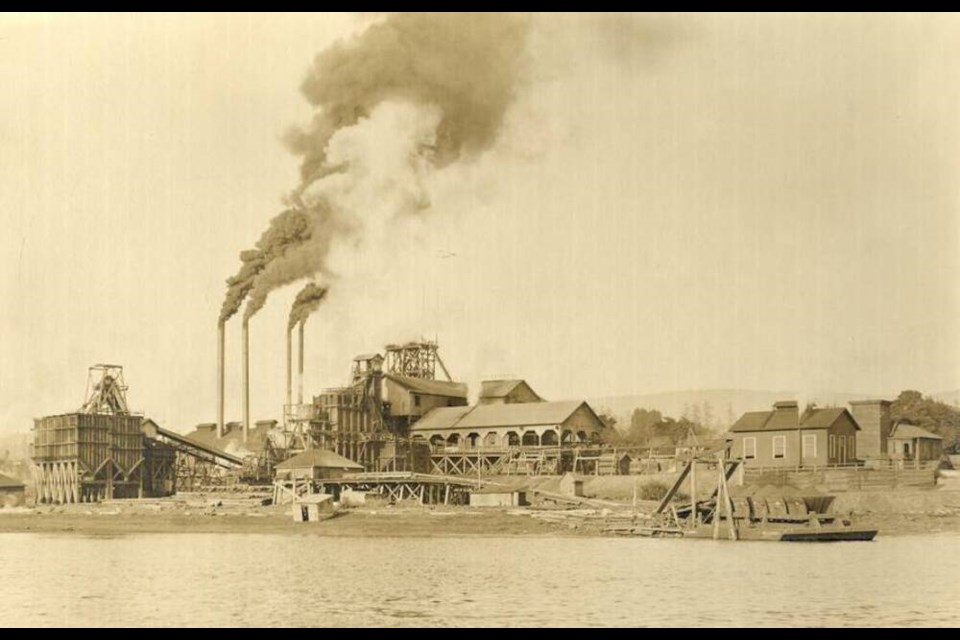 The Number One Esplanade mine in Nanaimo where 150 miners lost their lives in 1887. COURTESY NANAIMO COMMUNITY ARCHIVES