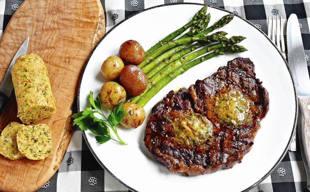 Eric Akis: Splash of butter beefs up the taste of grilled steak