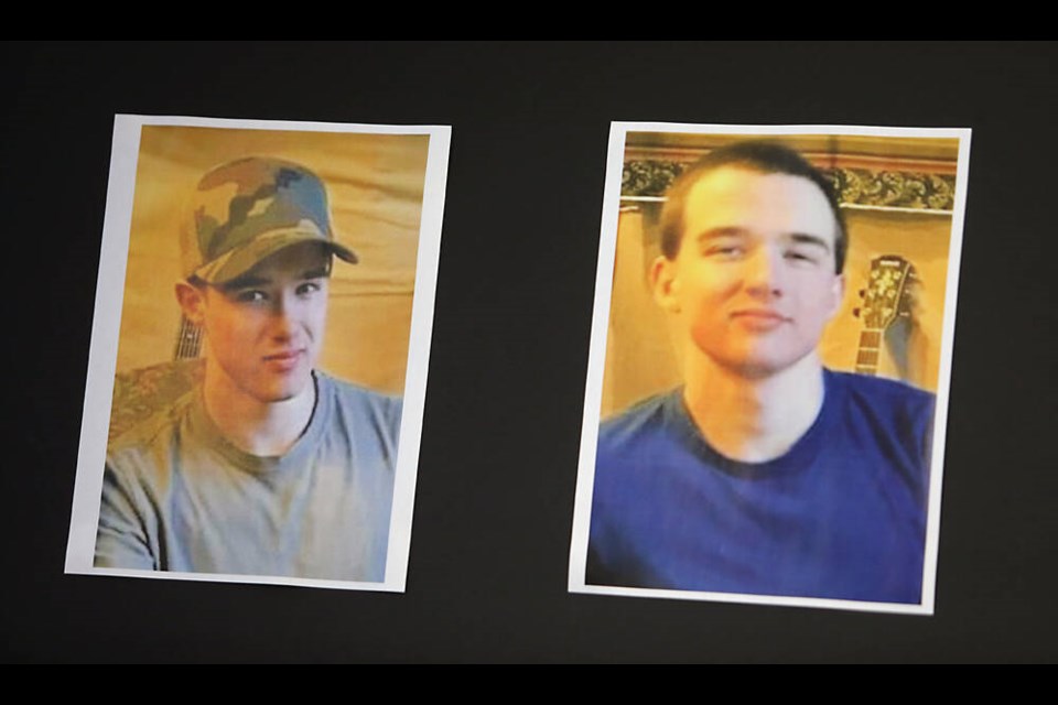 22-year-old twins Issac Auchterlonie, left, and Mathew Auchterlonie from Duncan have been identified as the gunmen who were killed in a shootout with police on June 28.    via RCMP