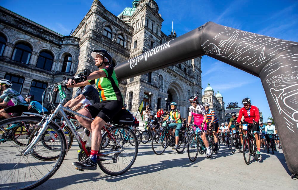 A rolling good time Cyclists hit the streets for 11th Tour de Victoria