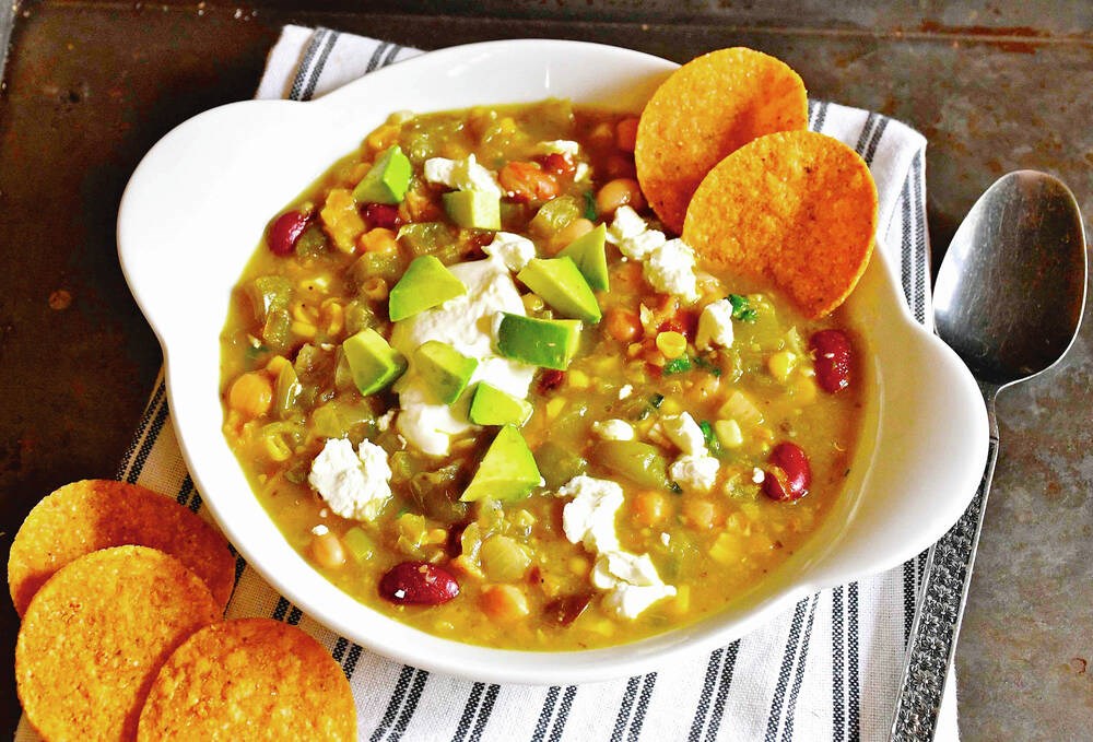 Eric Akis: Vegetarian chili verde a hearty, Mexican-style meal