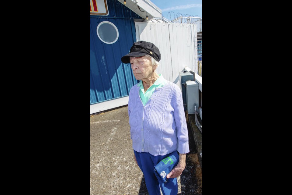 At 99, Peggy Pearce of Saanich was born three years before the Queen and says she admired the monarch, who represented stability. DARREN STONE, TIMES COLONIST 