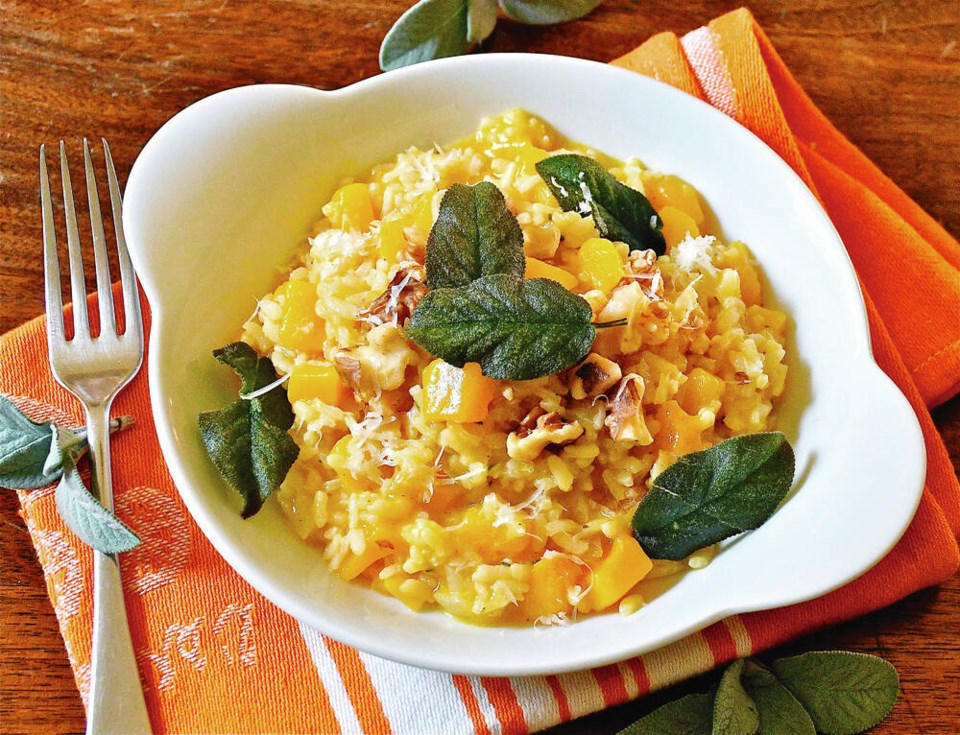 2 tablespoons minced onion  Butternut squash risotto, Squash risotto, Minced  onion