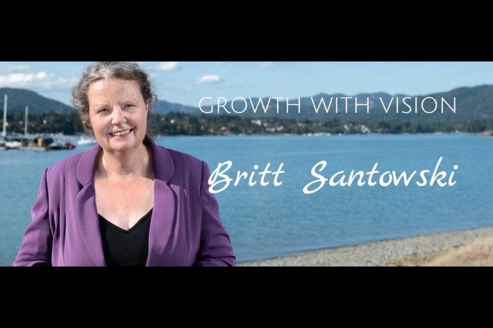 Britt Santowski is running for Sooke council. SUBMITTED