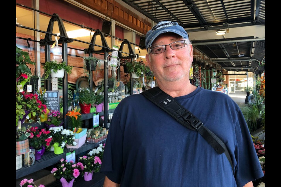 Steven Graham, 62, says his CPP and veteran’s pension keep him afloat with a part-time job as a security guard. But if his rent were to increase dramatically, he says, he'd be homeless. TIMES COLONIST