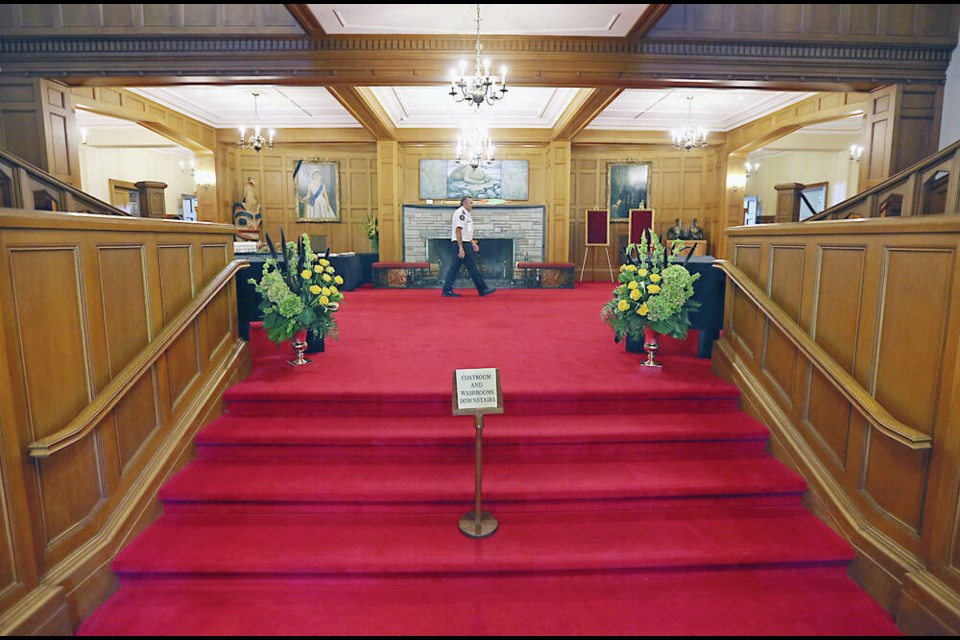 New carpets add to the regal atmosphere and replace those that were close to 70 years old. ADRIAN LAM, TIMES COLONIST 