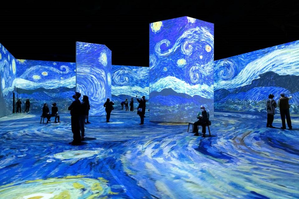 Beyond Van Gogh: The Immersive Experience was originally scheduled to open Oct. 14 and run through Dec. 31, but the launch was postponed due to logistical issues, and the run was shortened. TIMOTHY NORRIS 