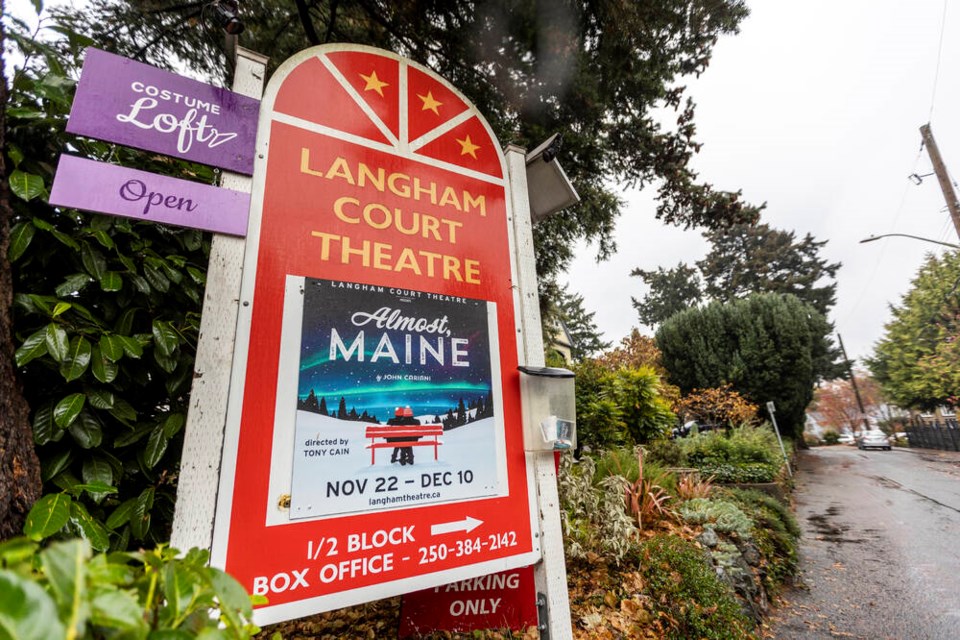 Langham Court Theatre's Almost, Maine, opening tonight, is the company's first in-house production in more than a year. DARREN STONE, TIMES COLONIST 