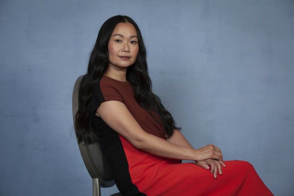 Actor Hong Chau poses for a portrait in Los Angeles on Nov. 18, 2022. Chau has starring roles in both "The Whale" and "The Menu." (Photo by Rebecca Cabage/Invision/AP)