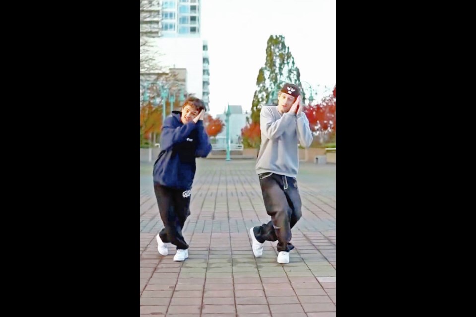 Jacksun Fryer and Carlow Rush of the Vancouver Island dance duo Funkanometry. Via Twitter