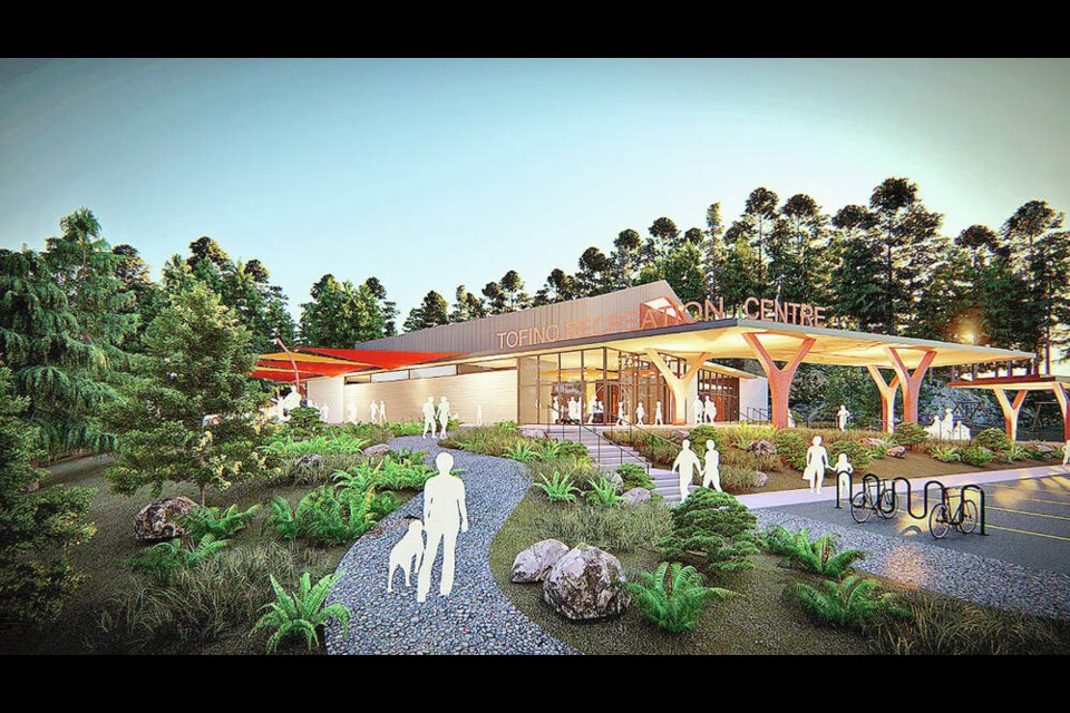 Project renderings of the proposed Tofino Recreation Centre. Credit: Studio 531 Architects Inc.