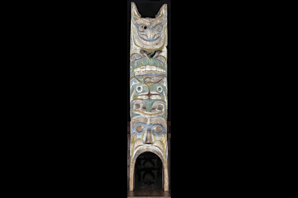 Nuxalk First Nation totem at the Royal B.C. Museum. RBCM PHOTO 