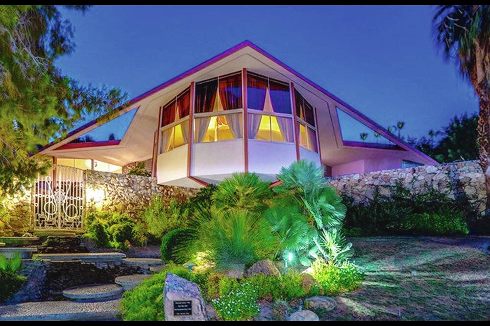 Elvis Presely’s Palm Springs honeymoon house, dubbed the House of Tomorrow, is newly renovated open to the public during Modernism Week, Feb. 16 to 23.  MODERNISM WEEK