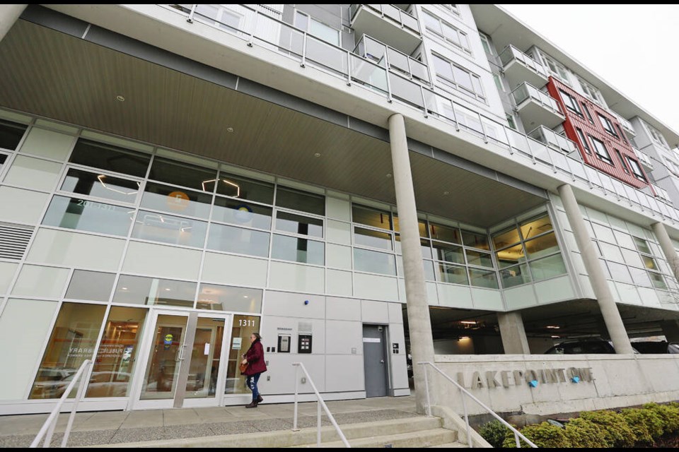 Lakepoint ­ShareSpace, which opened two years ago in the Westhills area of Langford, can accommodate 100 B.C. government workers. ADRIAN LAM, TIMES COLONIST 