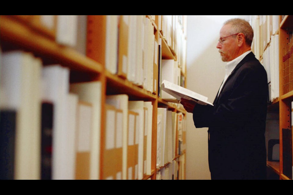 Dr. Aaron Devor, founder of the Transgender Archives at the University of Victoria, in a scene from Unarchived, which is screening at the IMAX Victoria Film Festival March 3-26. NATIONAL FILM BOARD OF CANADA 