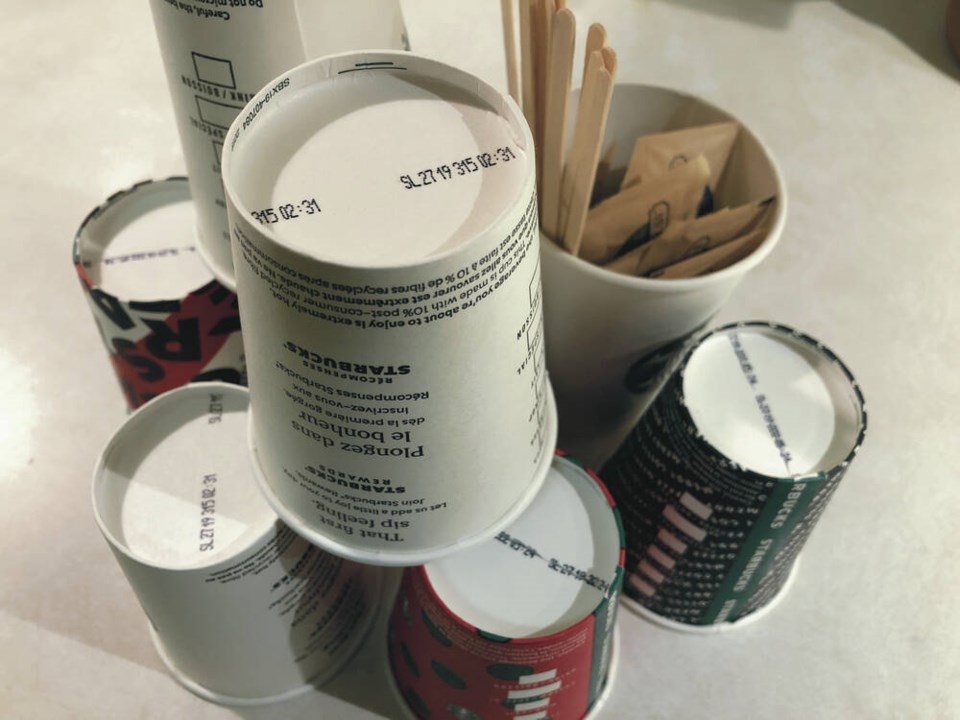 Vancouver’s singleuse cup 25cent fee to be dropped May 1 Victoria