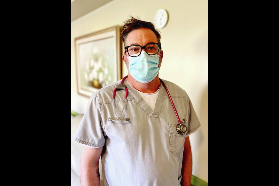 Lee Frederick, an LPN in Parksville, says men in the field are often treated differently  they automatically become the lifter of heavy things and the reacher of high boxes, as well as the de facto security guard on a unit. VIA LEE FREDERICK 