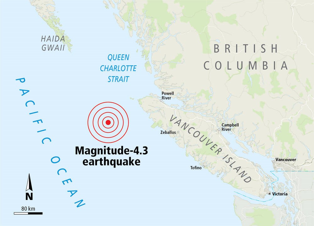 Biggest earthquake recorded in vancouver