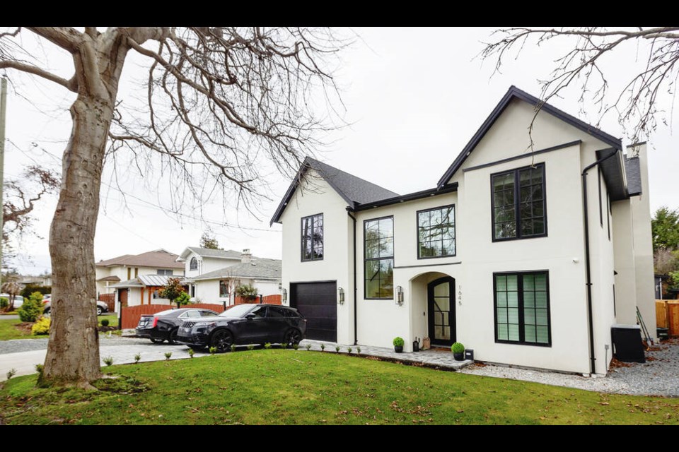 This newly built home sits on an 11,000 sq. ft. lot, discovered by the builder a day before it hit the market, when he took a wrong turn in Fairfield. DARREN STONE, TIMES COLONIST 