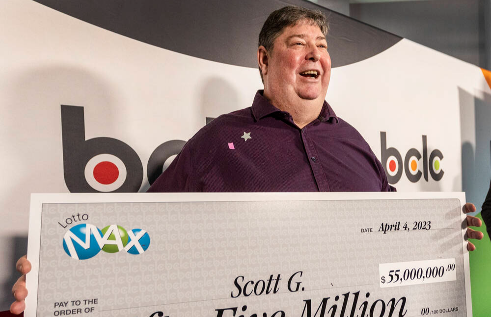 El contador de BC reveló que es el ganador del premio mayor de Lotto Max de $ 55 millones