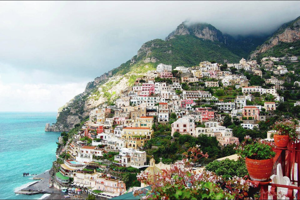 Positano, the jewel of Italys Amalfi Coast, hugs the rugged shoreline. RICK STEVES 